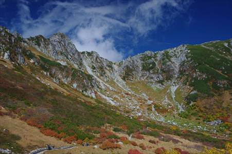 宝剣岳(2931m) 撮影場所:木曾駒ケ岳千畳敷 撮影日時:2014/10/01 Highslide JS
