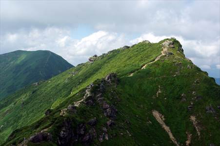 谷川岳オキノ耳(1977m) 撮影場所:トマノ耳(1977m) 撮影日時:2009/08/23 Highslide JS