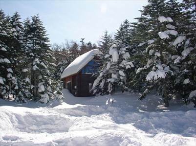 八ヶ岳 黒百合平(2403m) 撮影場所:黒百合ヒュッテ前 撮影日時:2008/02/10 Highslide JS