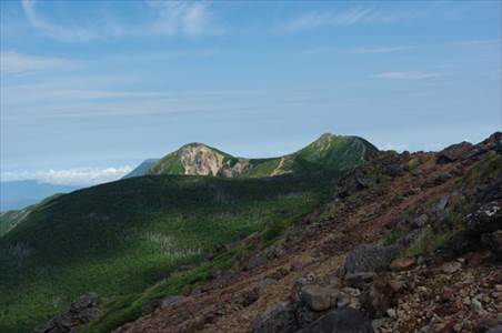 八ヶ岳 東(2495m)・西天狗岳(2645m) 撮影場所:硫黄岳 撮影日時:2010/09/19 Highslide JS