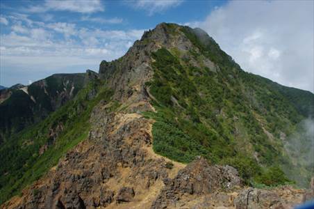 八ヶ岳 横岳(2829m) 撮影場所:地蔵仏 撮影日時:2010/09/19 Highslide JS