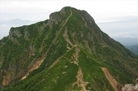 八ヶ岳 阿弥陀岳(2805m) 撮影場所:赤岳文三郎道 撮影場所:赤岳 撮影日時:2010/09/20 Highslide JS