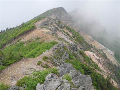 浅間外輪 仙人岳(2219m) 撮影場所:蛇骨岳先 撮影日時:2013/06/30 Highslide JS