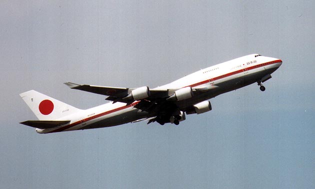 2004年に撮影した飛行機の写真 （一之助奔る）